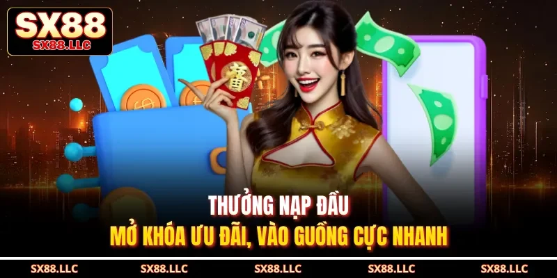 Thưởng nạp đầu – Mở khóa ưu đãi, vào guồng cực nhanh 